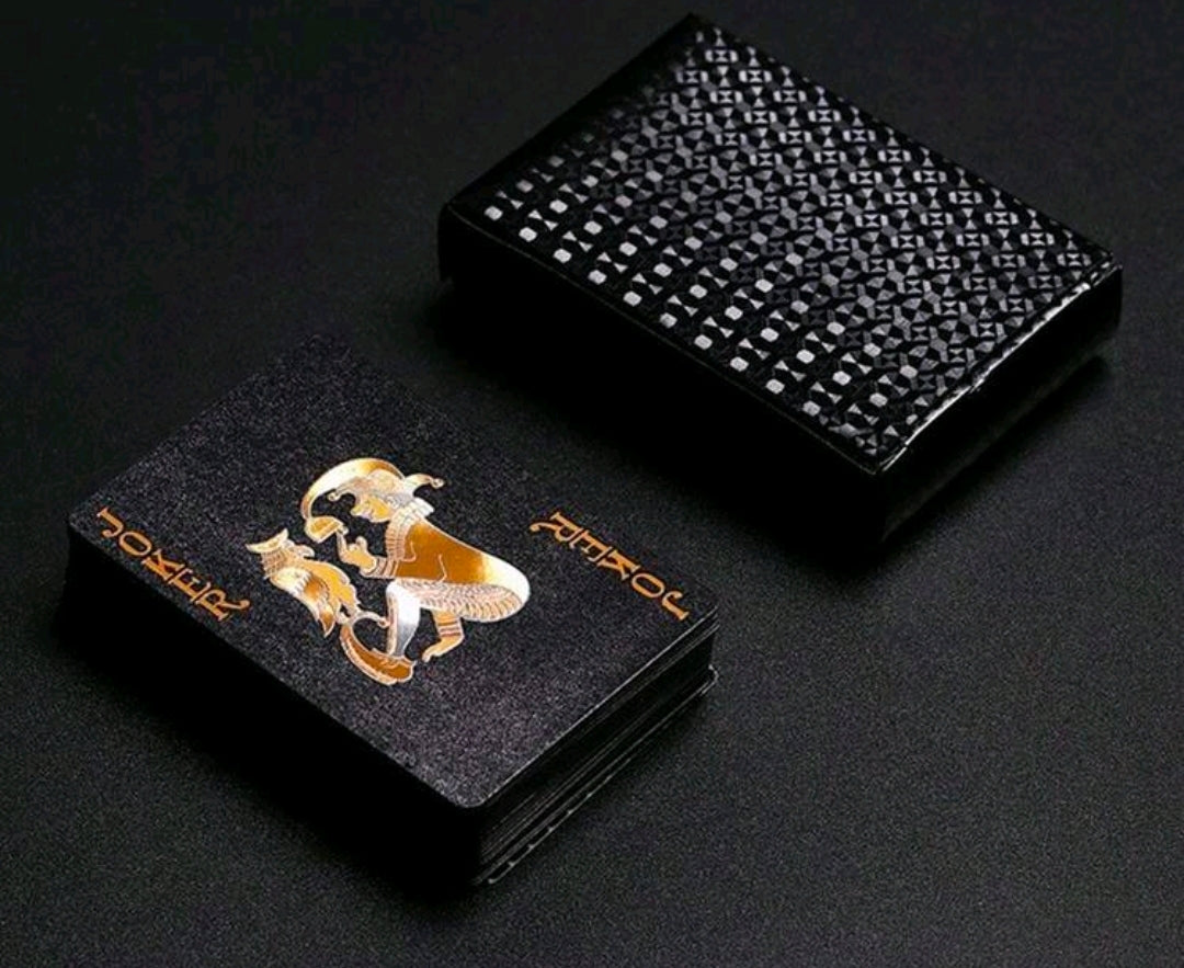 Black Gold Playing Cards (Vinyl)