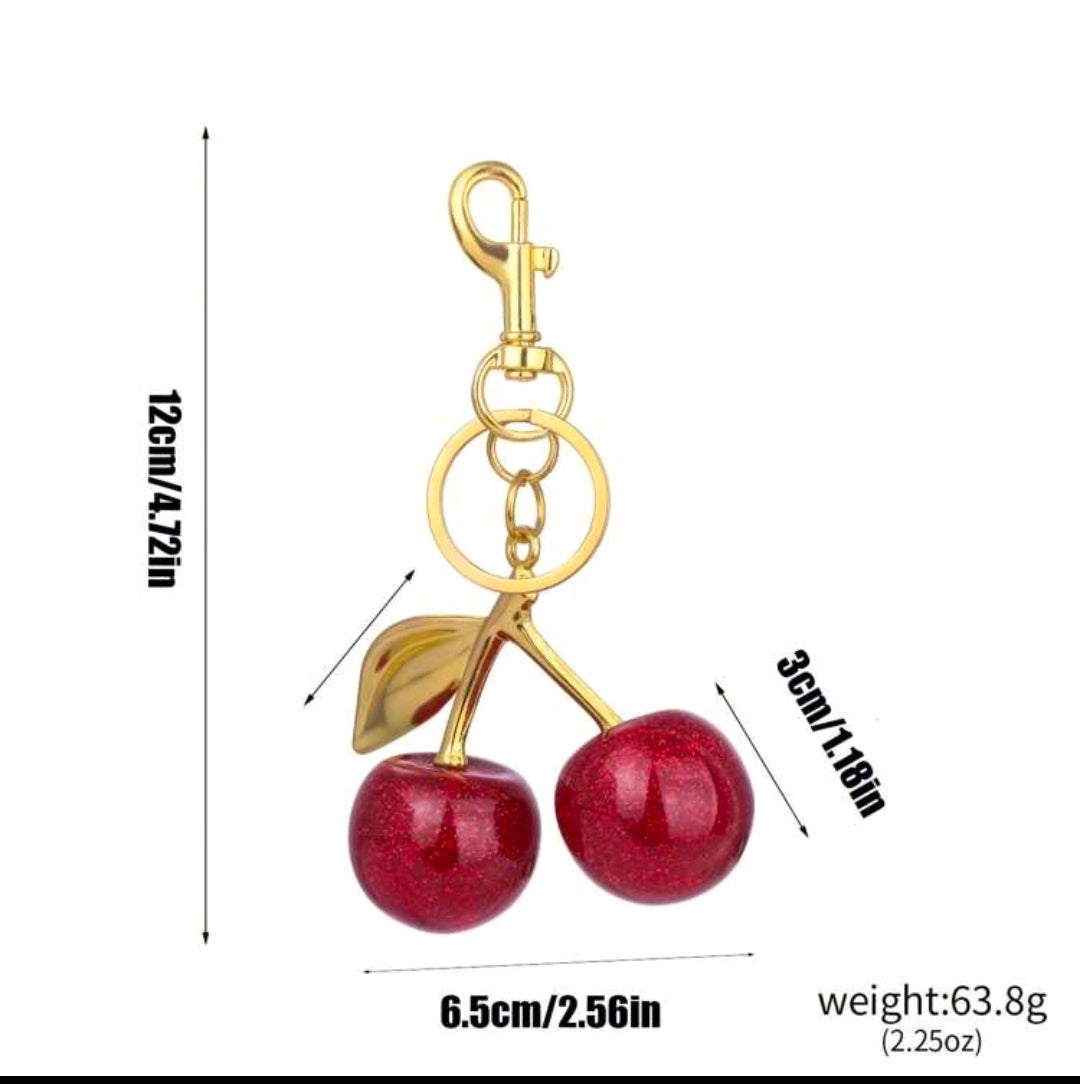 Cherry Bag Charm