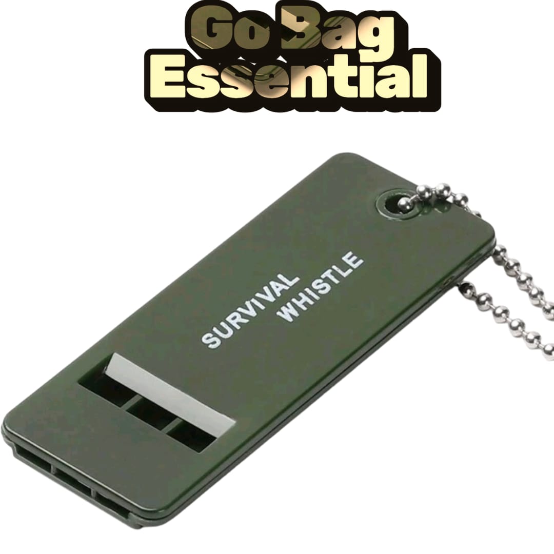 Outdoor Survival Whistle green (Perfect for your Go-bag)
