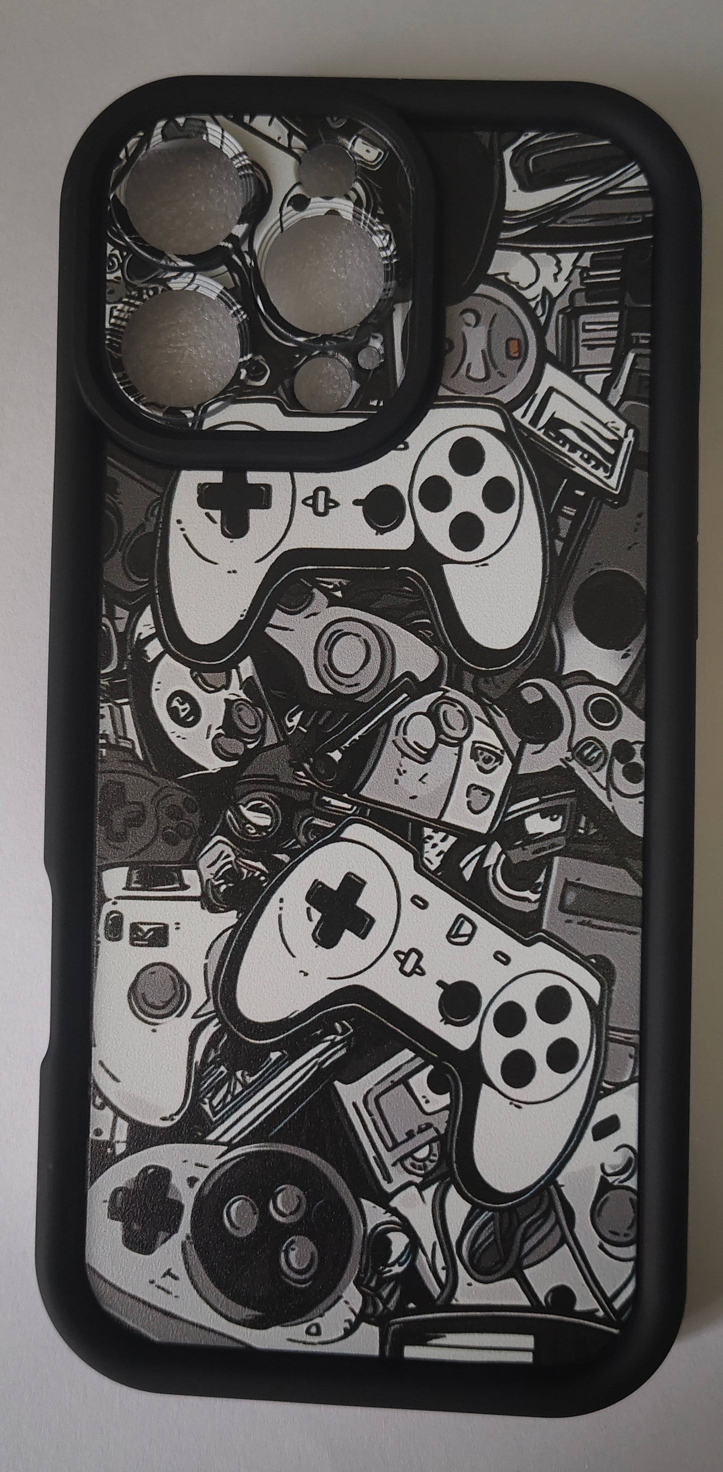 Black and white Playstation iPhone 16 Pro Max Phone Cover