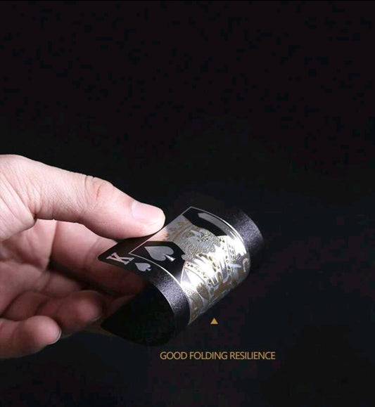 Black Gold Playing Cards (Vinyl)