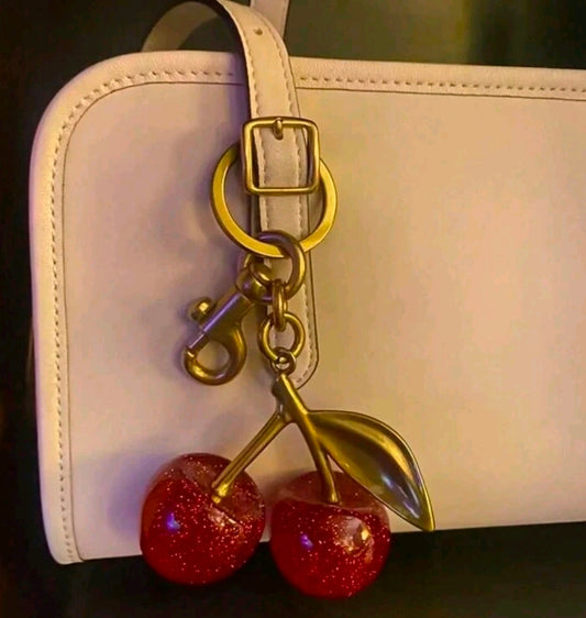 Cherry Bag Charm