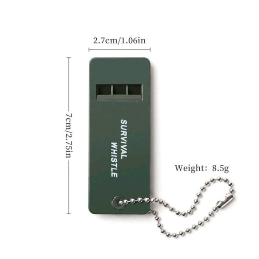 Outdoor Survival Whistle green (Perfect for your Go-bag)