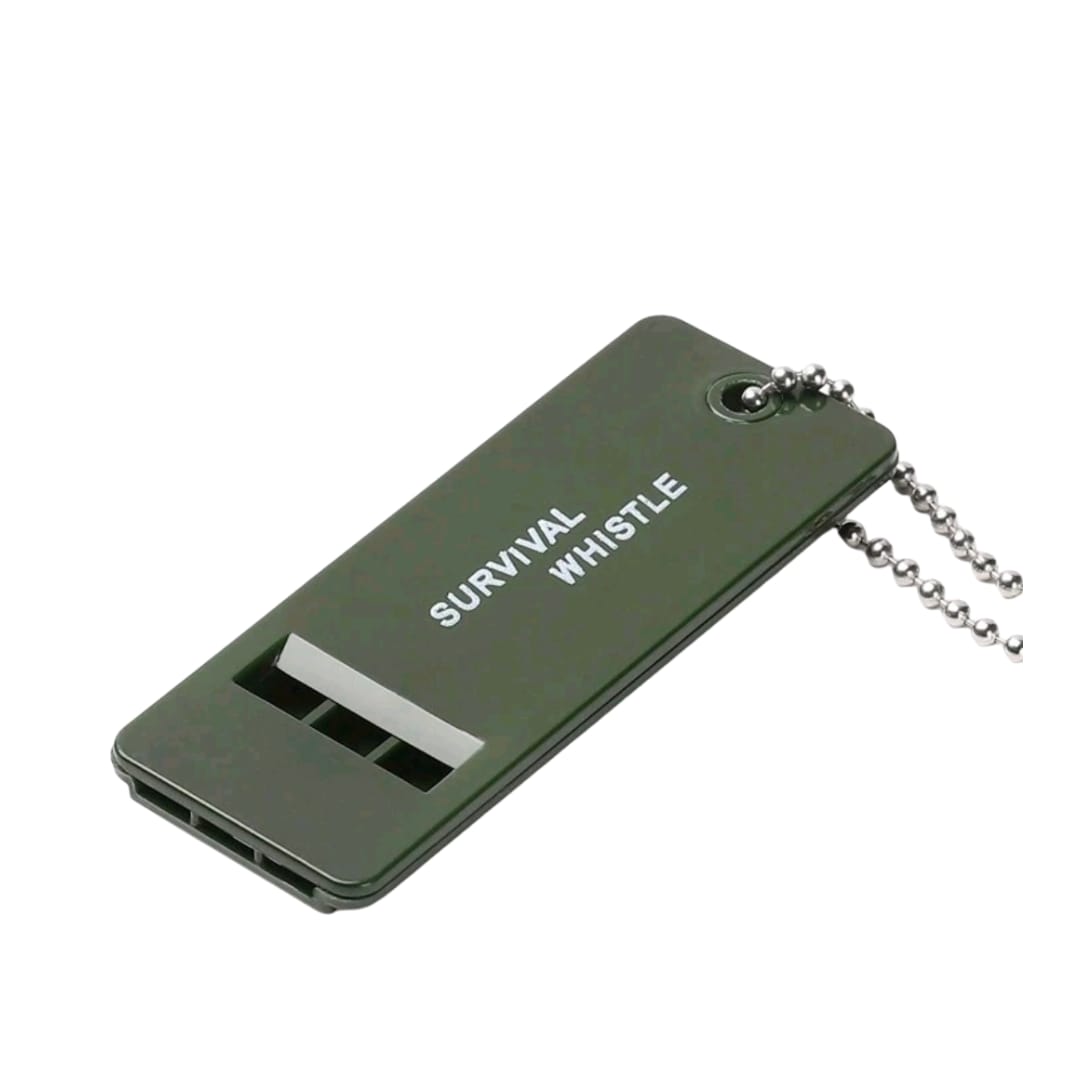 Outdoor Survival Whistle green (Perfect for your Go-bag)