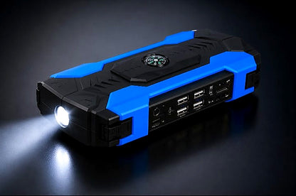 Portable Car Jump Starter & Power Bank with LED Flashlight