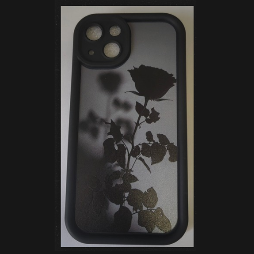 Black Rose iPhone 13 phone cover