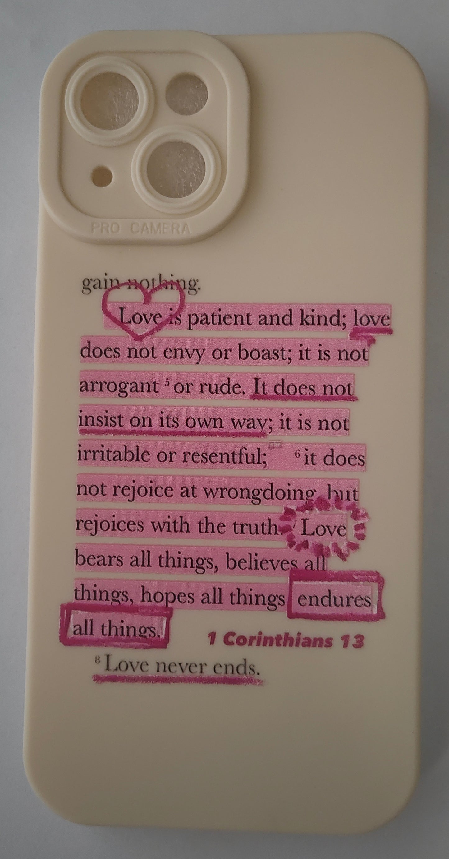 I Corinthians iPhone 15 Phone Cover