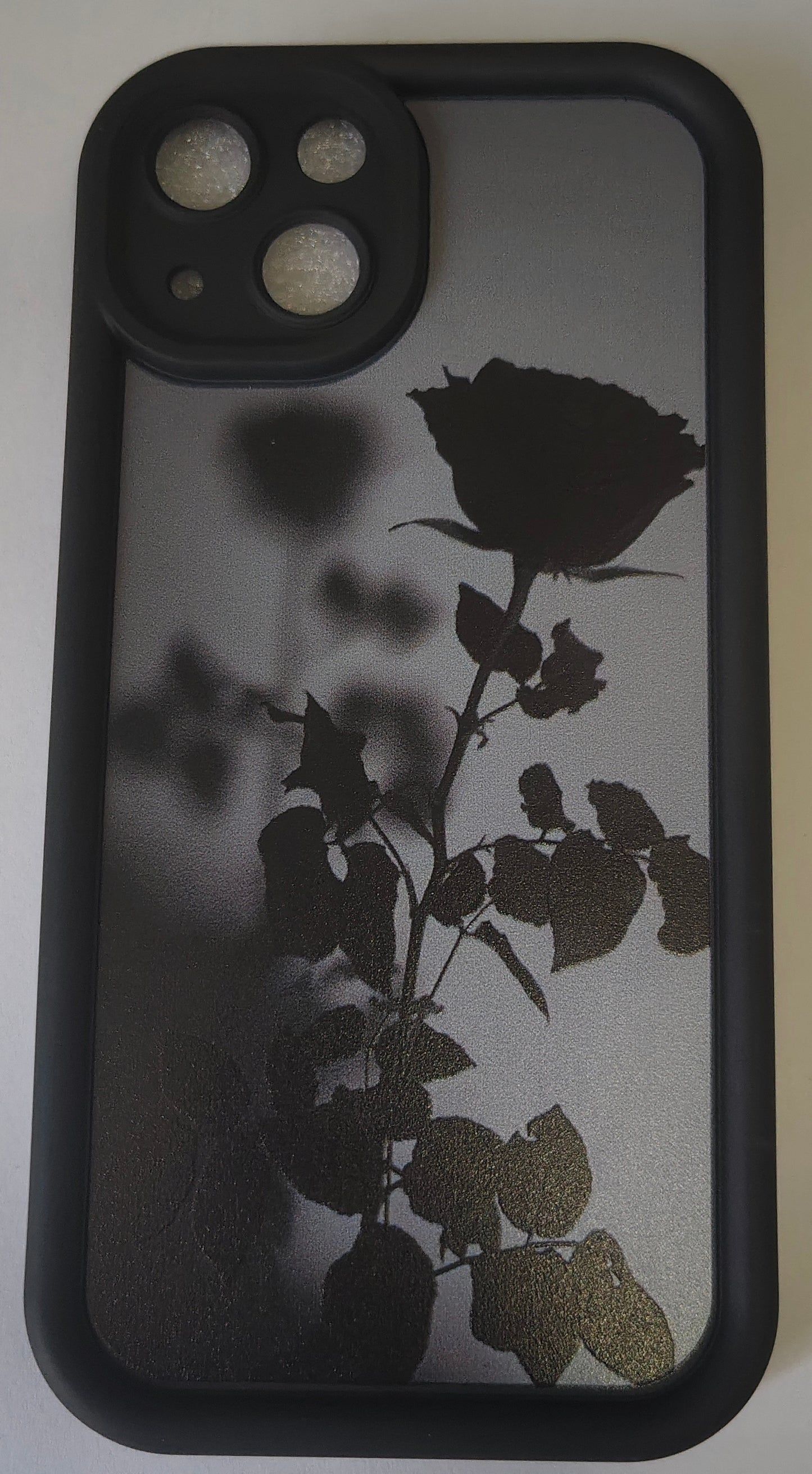 Black Rose iPhone 13 phone cover