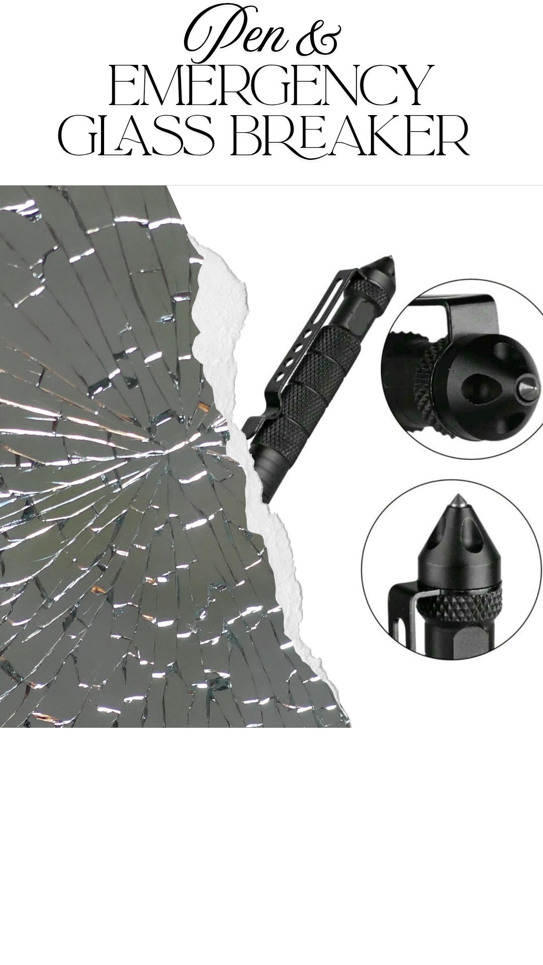 Multifunction Tactical Pen (Perfect for your Go-bag)